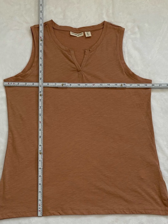 CHRISTIAN SIRIANO New York Pima Cotton Sleeveless Tank Top Relaxed Fit Large - Picture 7 of 7
